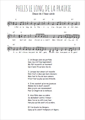 Philis le long de la prairie